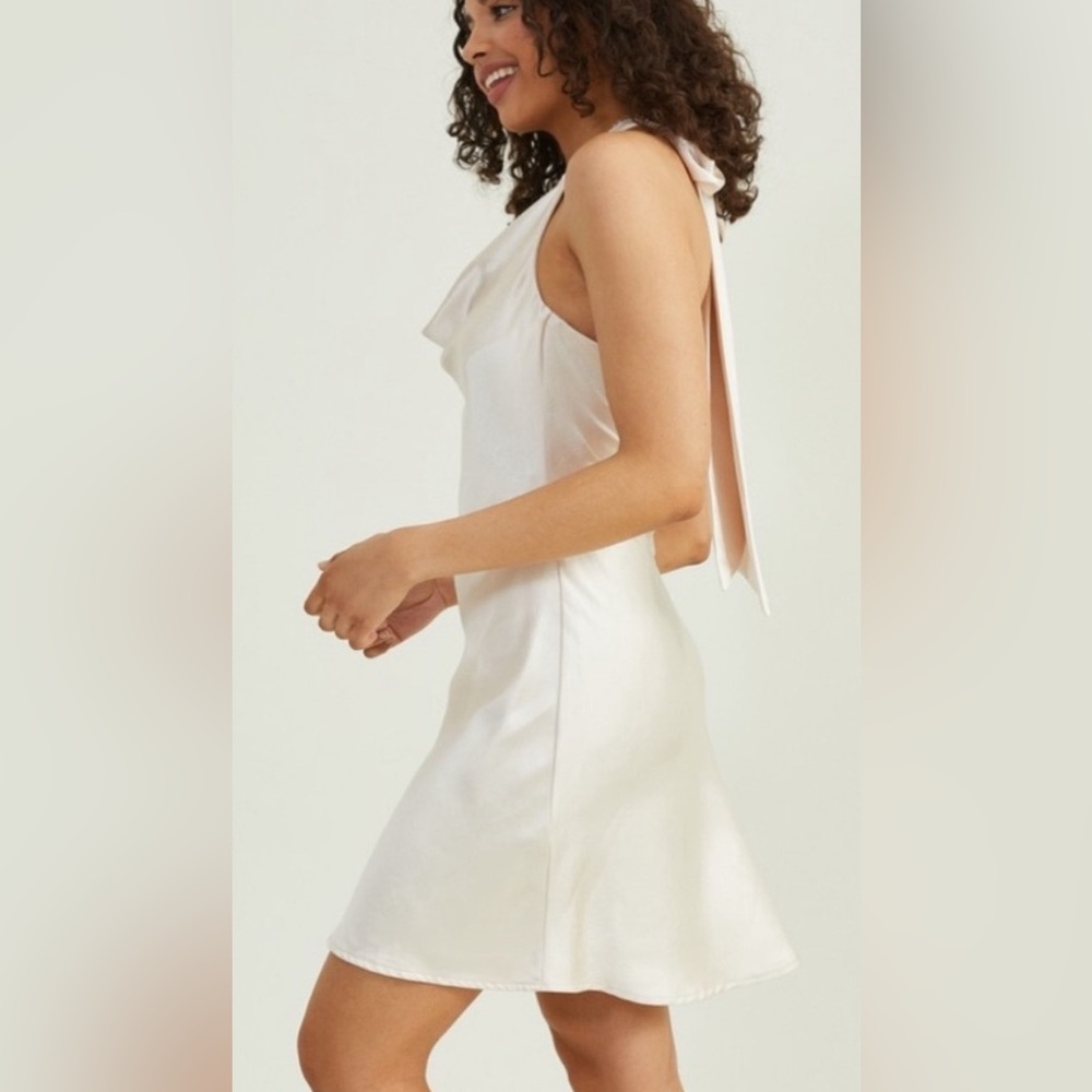 Altard State Cream Dress Silk